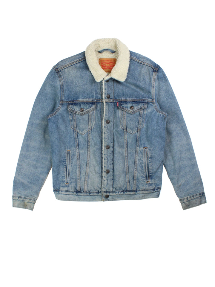 Levi Strauss Sherpa Denim Trucker Jacket (Size M)