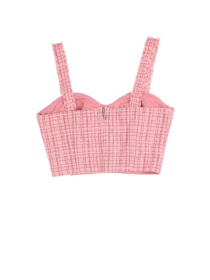 Guess Textured Crop Top (Size XS)