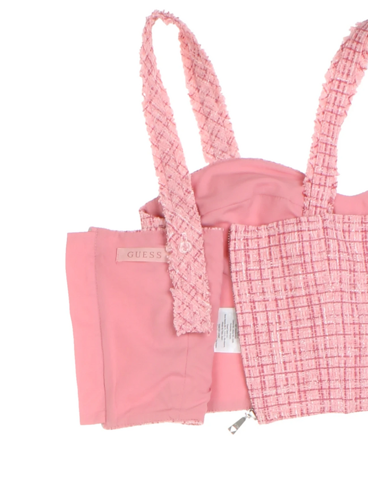 Guess Textured Crop Top (Size XS)