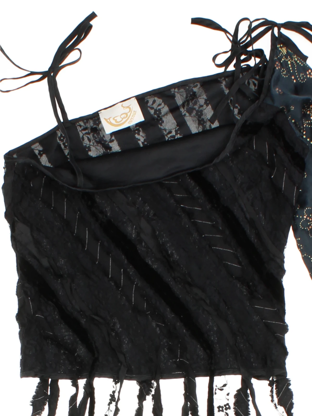 Vintage One Sleeve Top (Size XXS)
