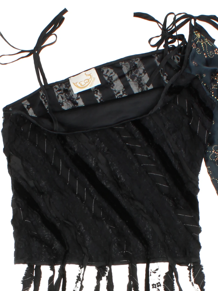 Vintage One Sleeve Top (Size XXS)