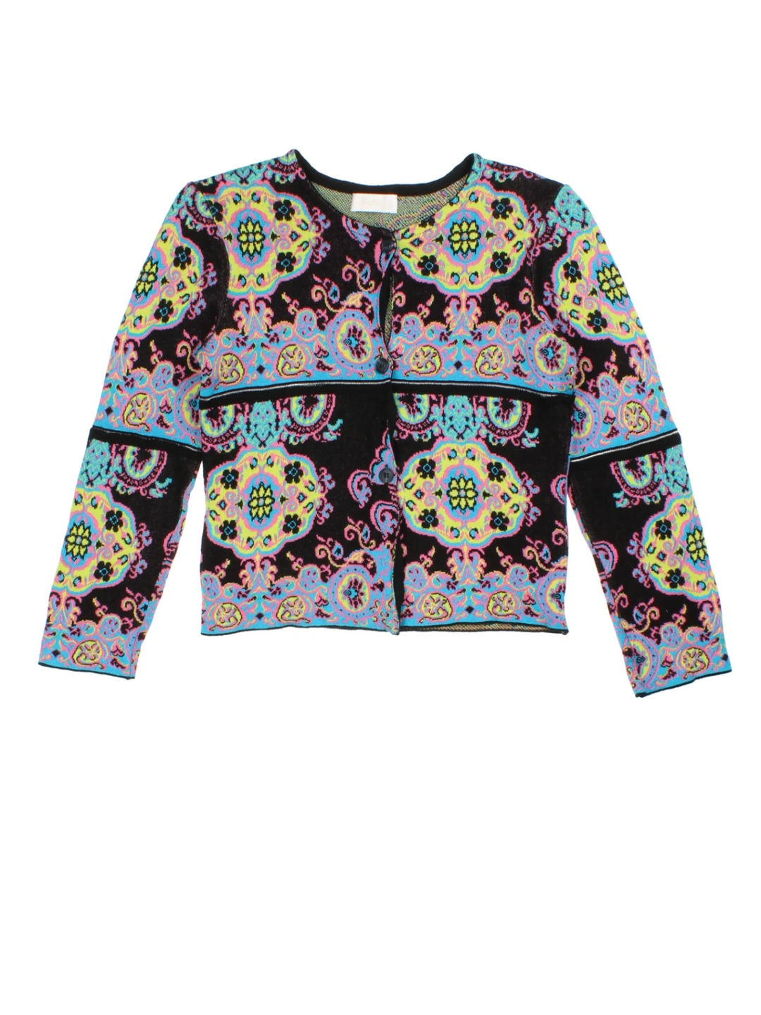 90's Patterned Cardigan (Size XXS)