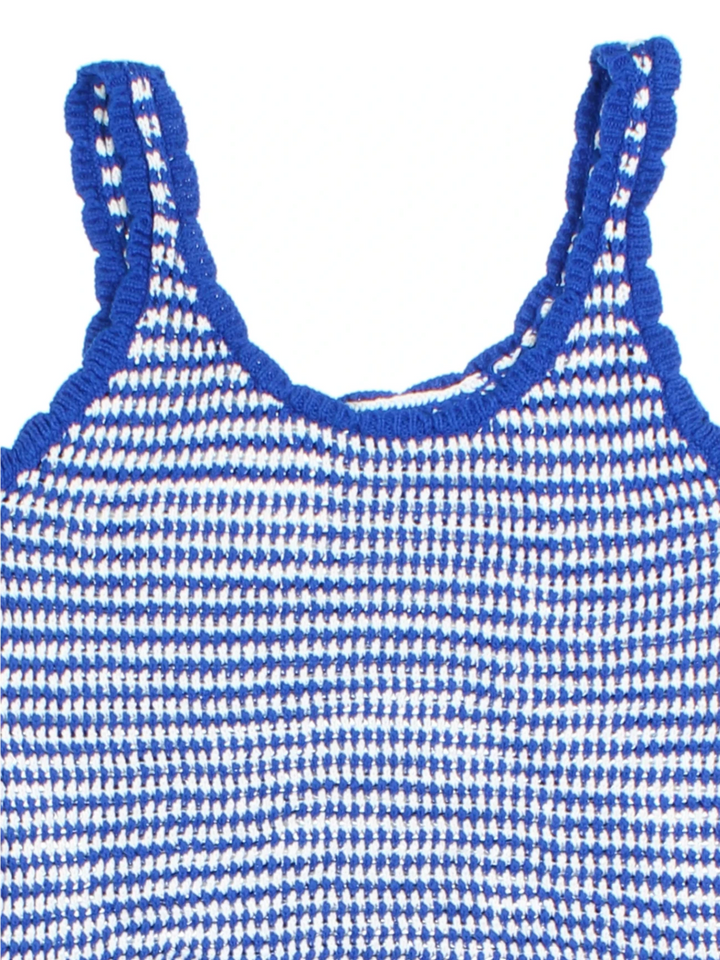 Y2K Frill Knit Top (Size S)