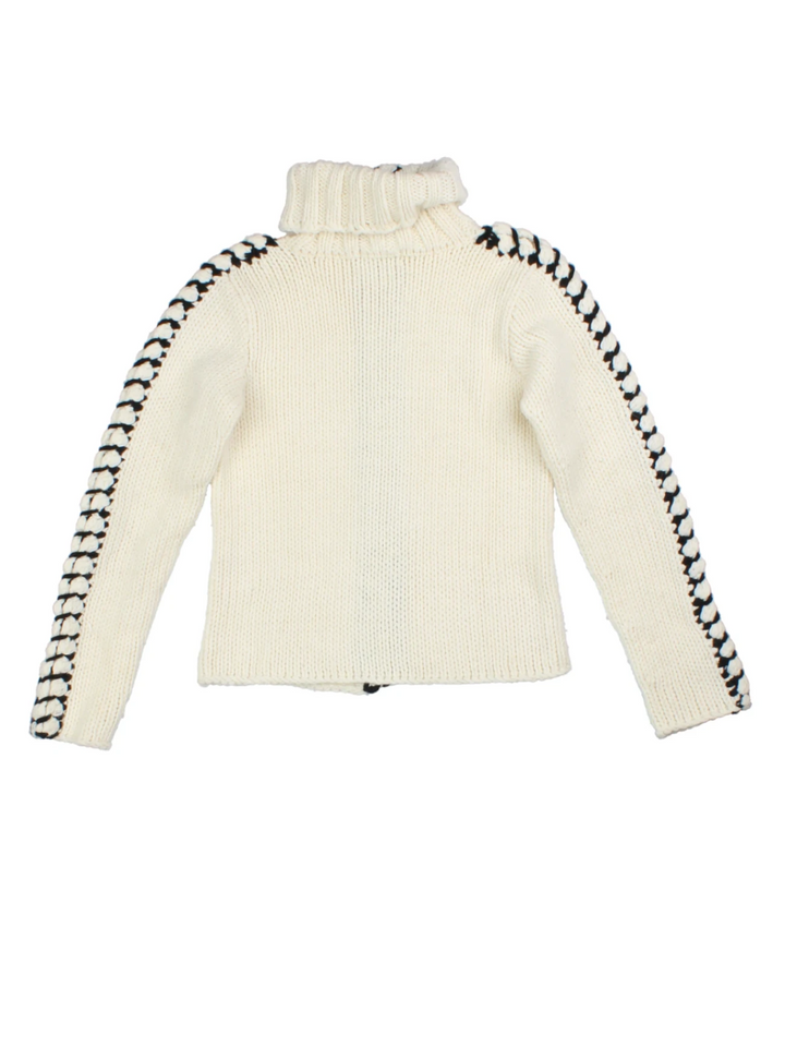 Y2K Roll Neck Jumper (Size XS)