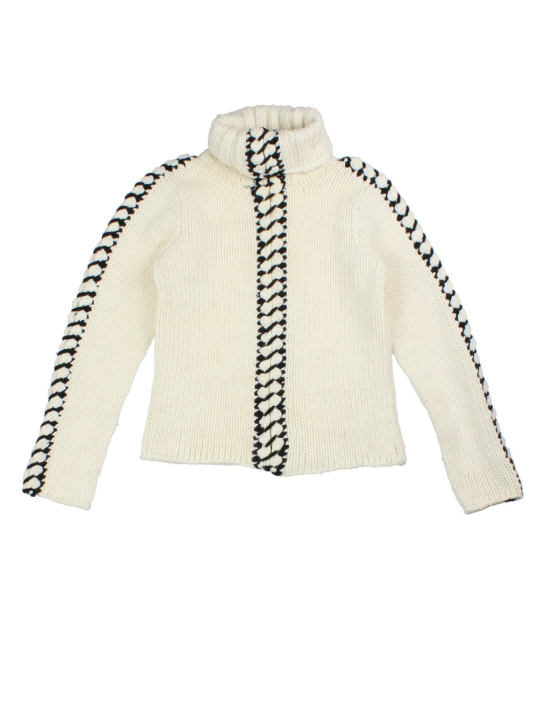 Y2K Roll Neck Jumper (Size XS)