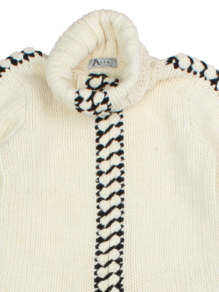 Y2K Roll Neck Jumper (Size XS)