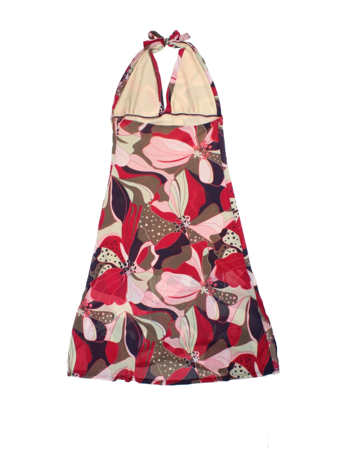 Y2K Floral Midi Dress (Size XS)