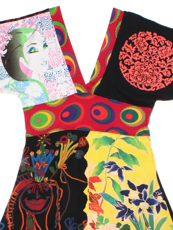 Desigual Graphic Dress (Size XXS)