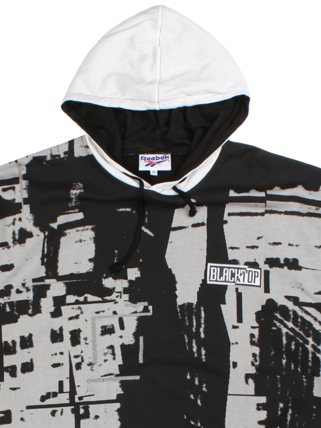 90's Reebok Blacktop Hooded Tee (Size M)