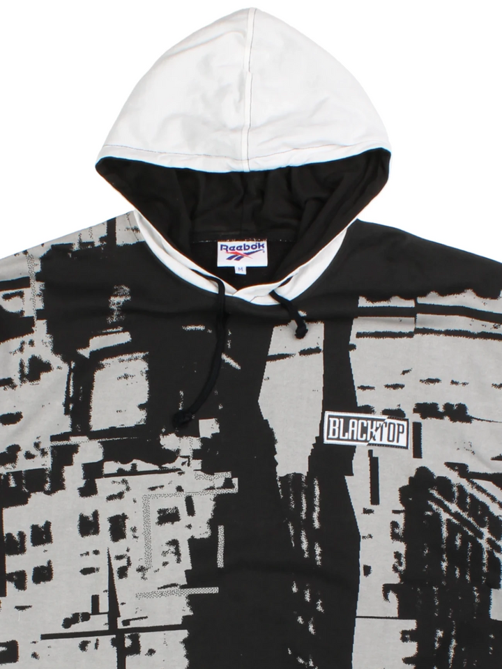 90's Reebok Blacktop Hooded Tee (Size M)