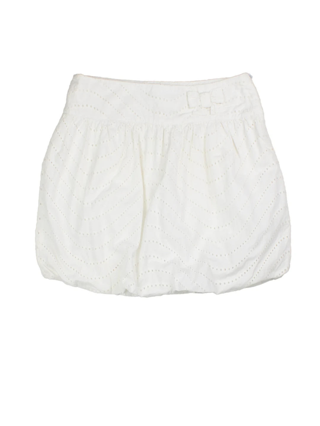Y2K Broderie Anglaise Mini Skirt (Size M)