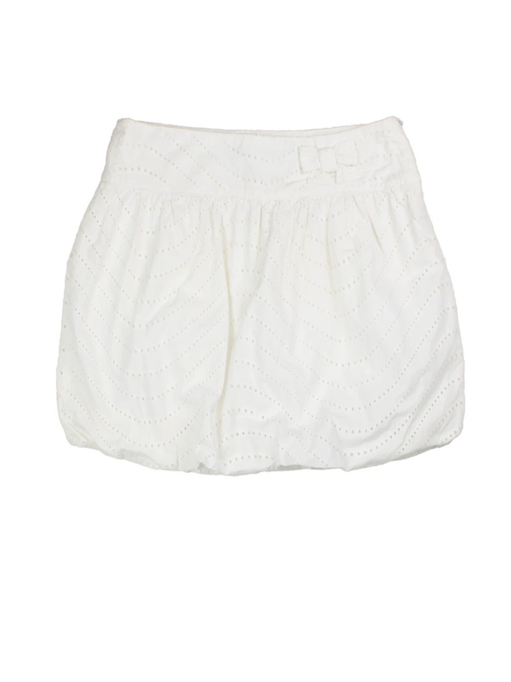 Y2K Broderie Anglaise Mini Skirt (Size M)