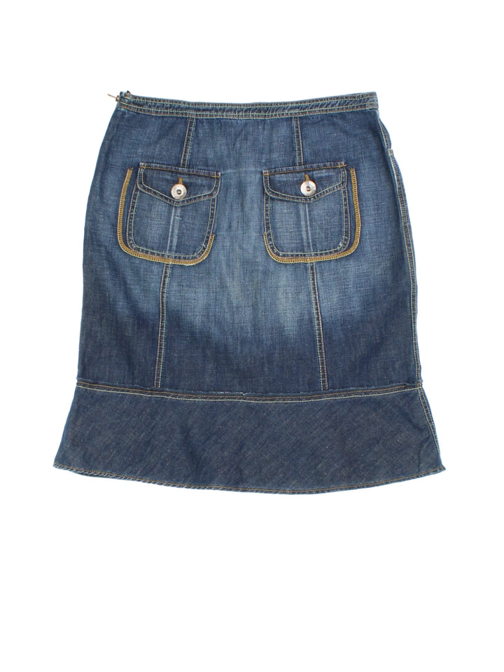 Y2K Denim Skirt (Size M)