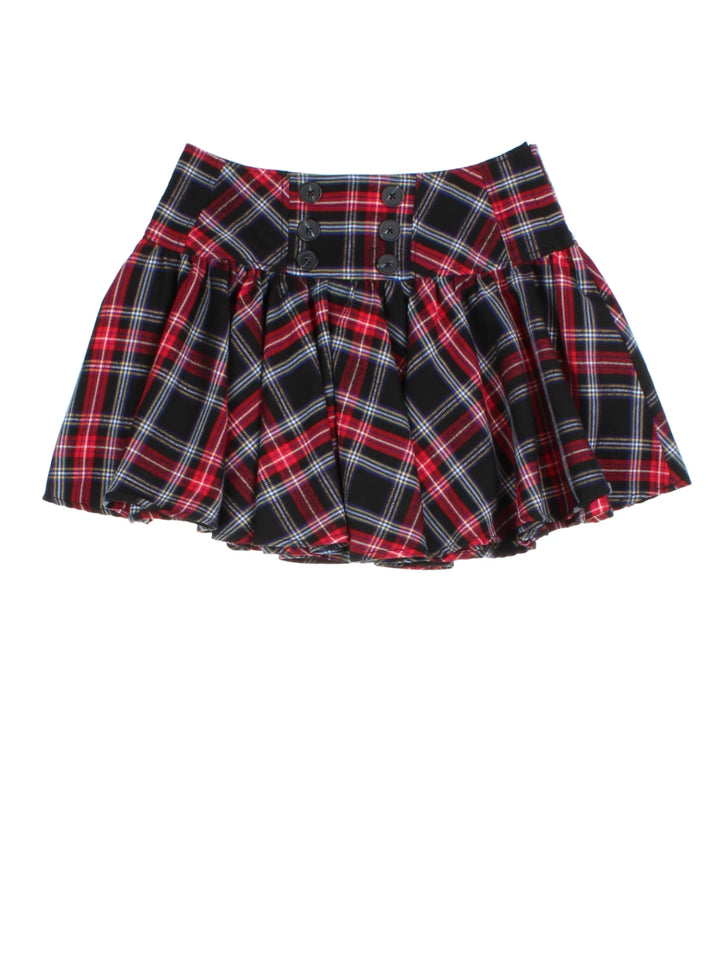 Y2K Tartan Mini Skirt (Size M)