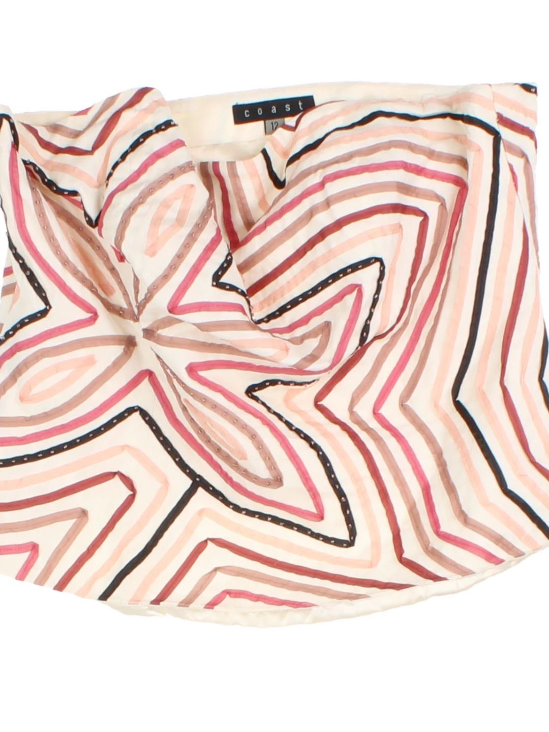Y2K Star Print Tube Top (Size XS)