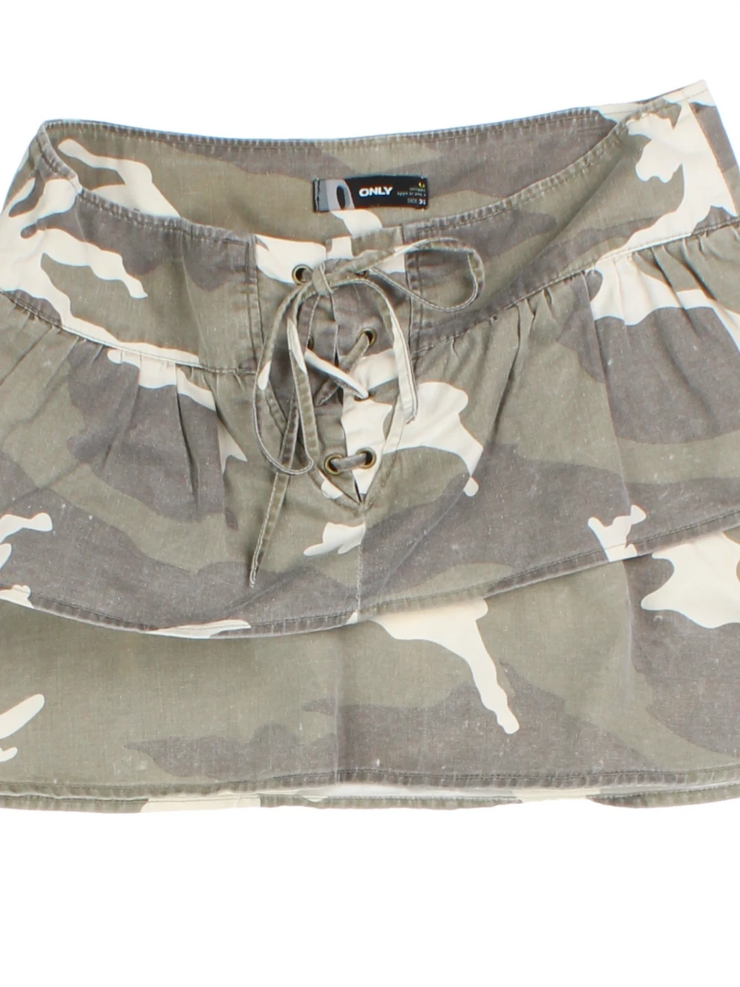 Y2K Camouflage Skirt (Size S)