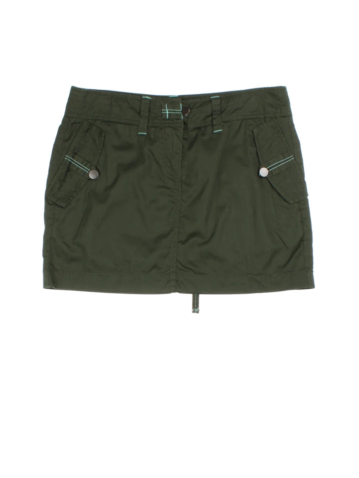 Y2K Cargo Mini Skirt (Size L)