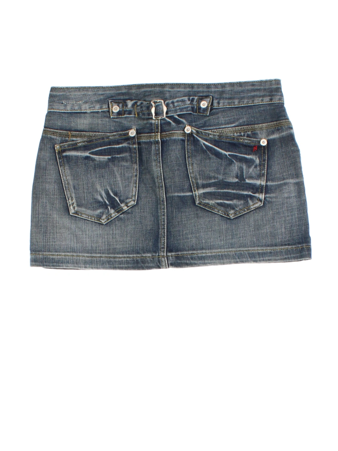 Y2K Denim Mini Skirt (Size M)