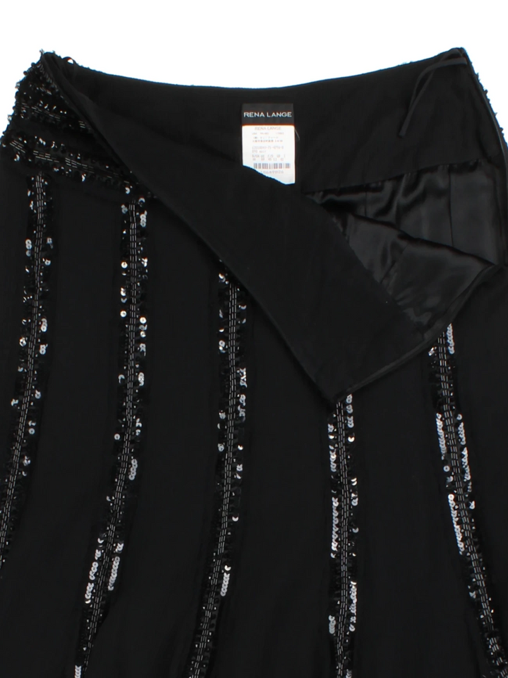 Y2K Sequin Midi Skirt (Size L)