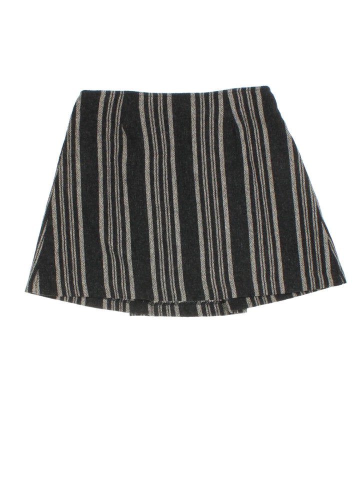 Y2K Striped Skirt (Size L)