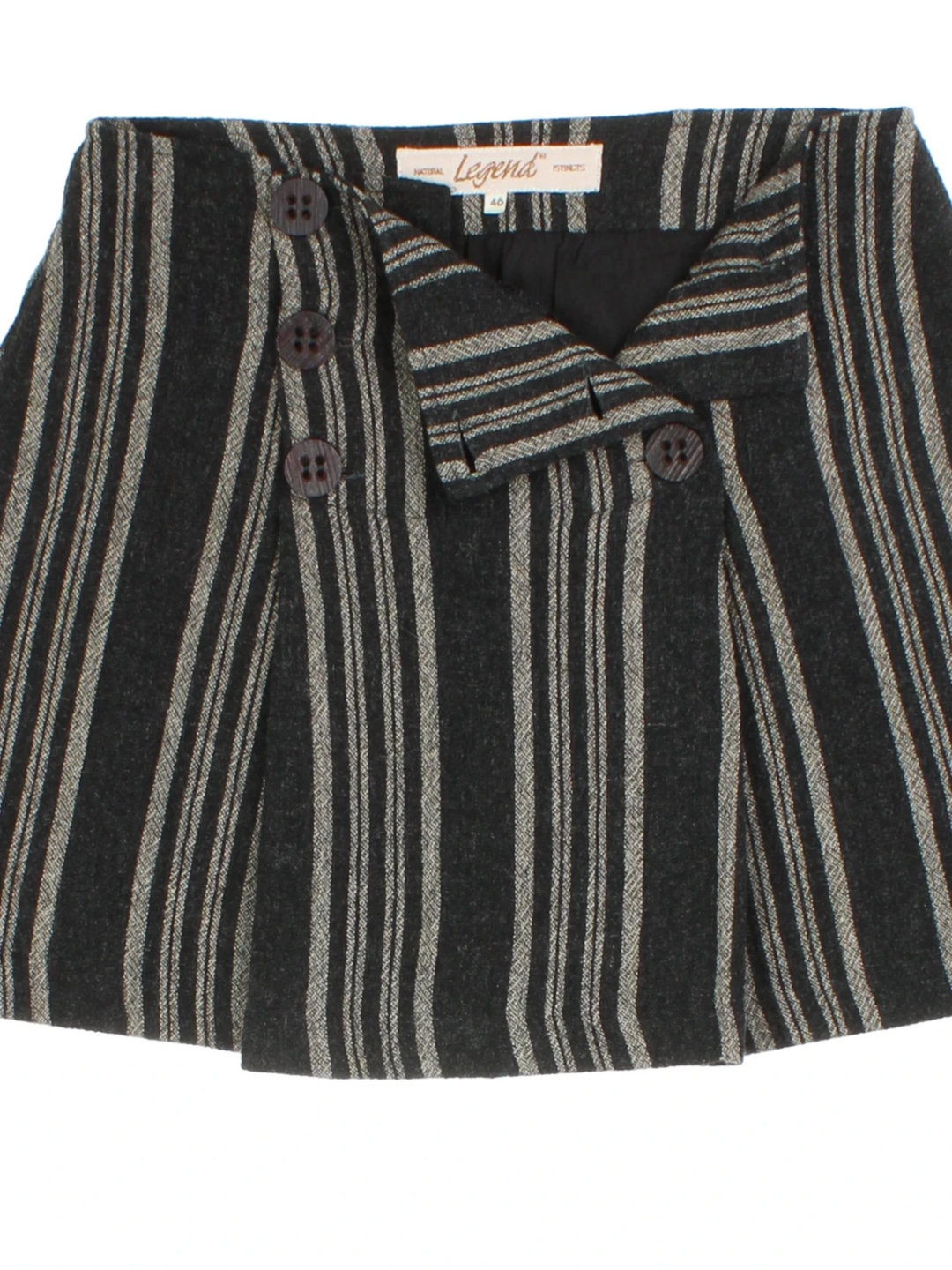 Y2K Striped Skirt (Size L)