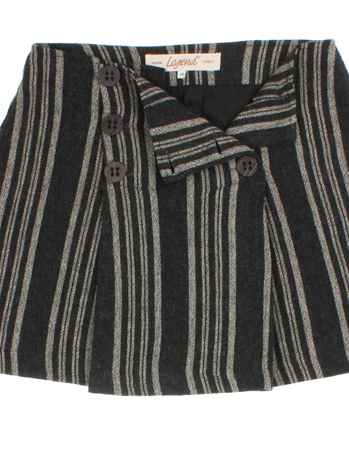 Y2K Striped Skirt (Size L)