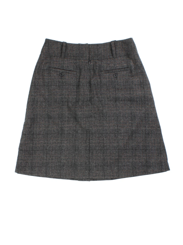 Laura Ashley Checkered Skirt (Size S)