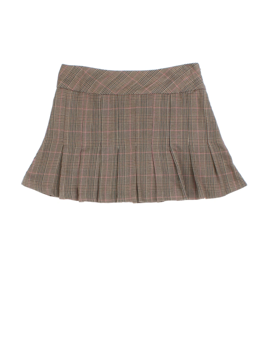 Y2K Pleated Mini Skirt (Size XXS)