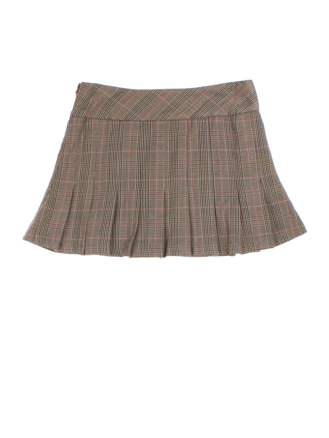 Y2K Pleated Mini Skirt (Size XXS)
