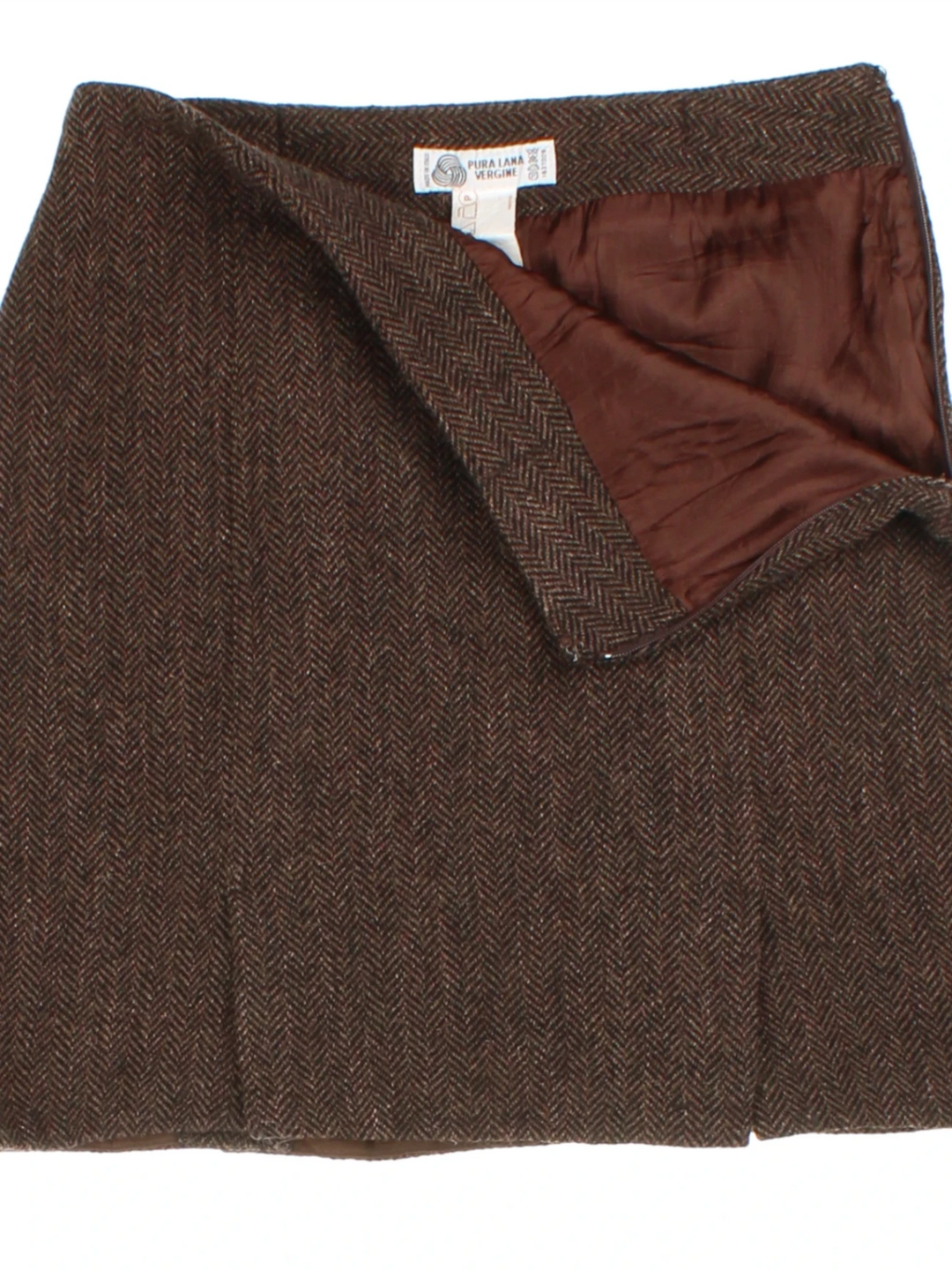 Wool Mini Skirt (Size XS)