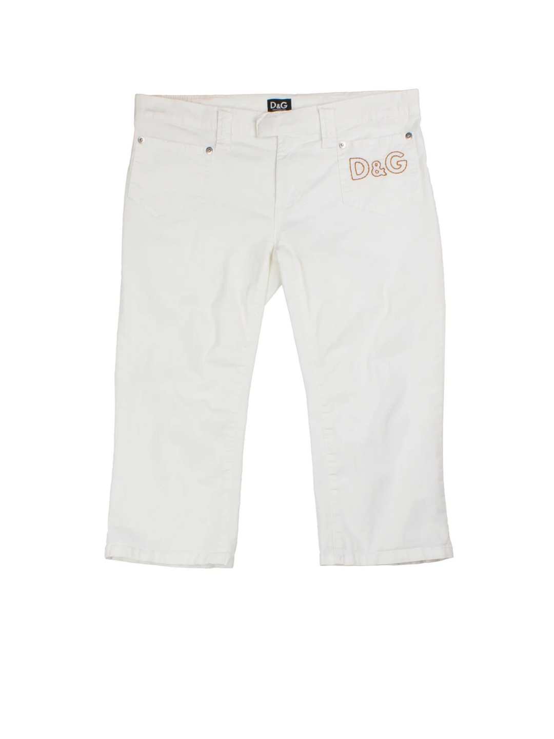 Y2K D&G Capri Trousers (Size XXS)