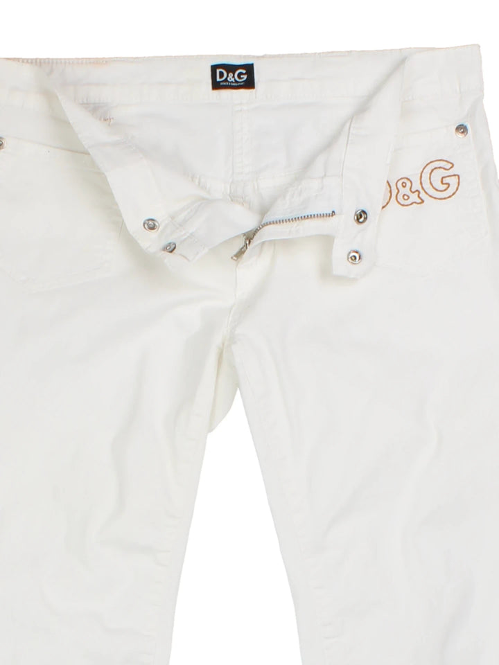 Y2K D&G Capri Trousers (Size XXS)
