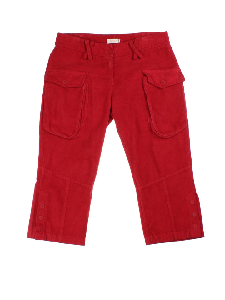Y2K Cargo Capri Trousers (Size S)