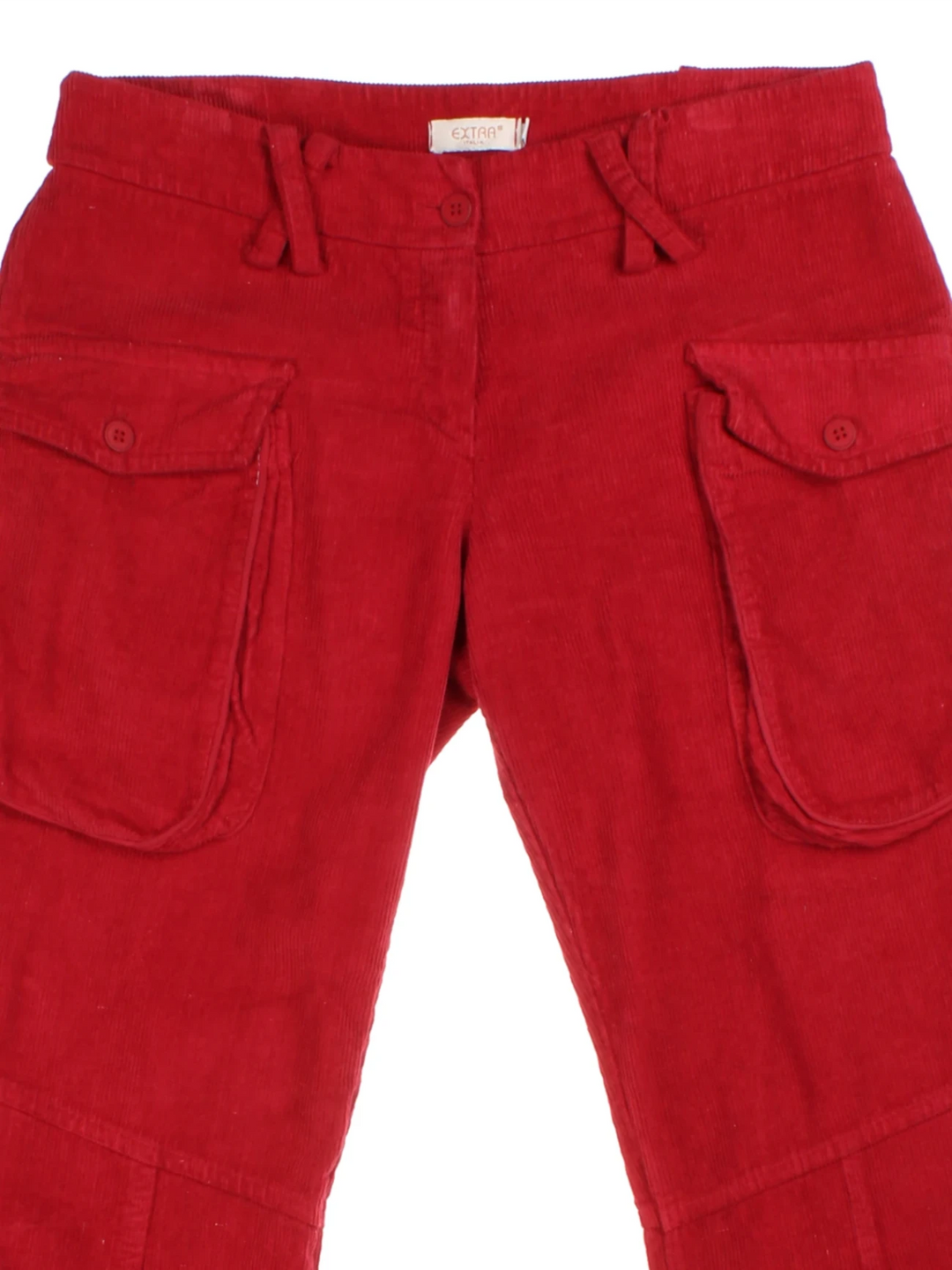 Y2K Cargo Capri Trousers (Size S)