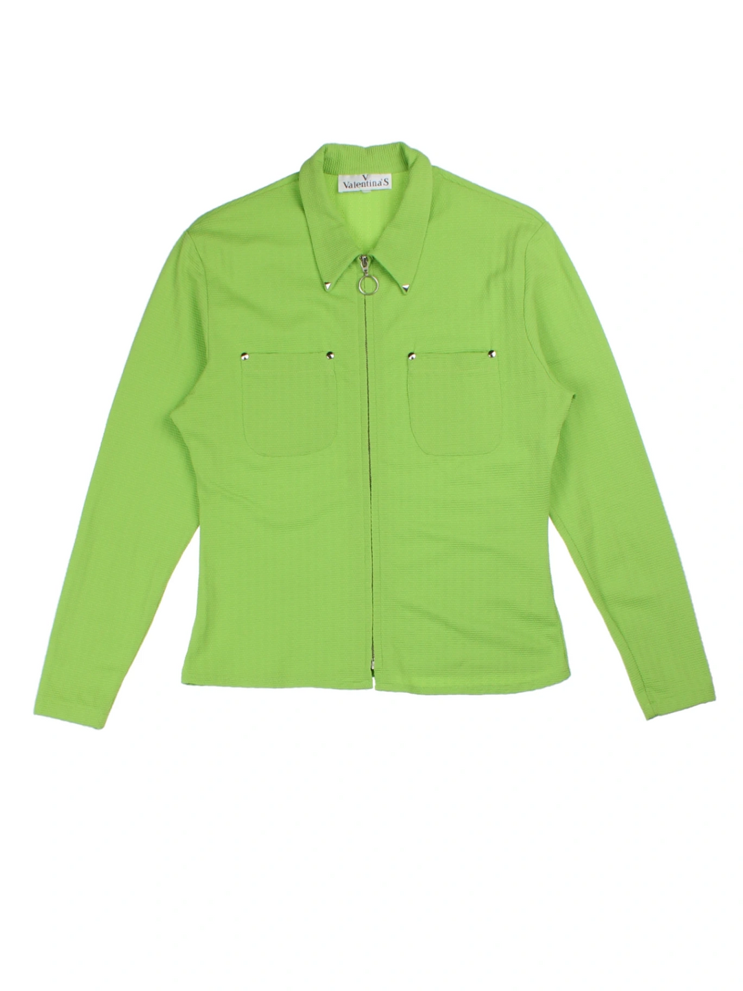 Y2K Zip Top  (Size L)