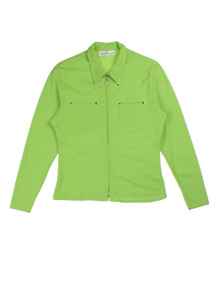 Y2K Zip Top  (Size L)