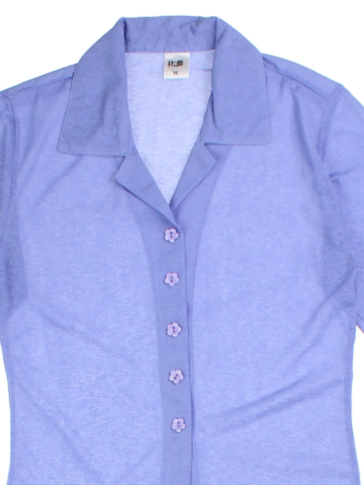 Y2K Romi Button-Up Blouse (Size S)