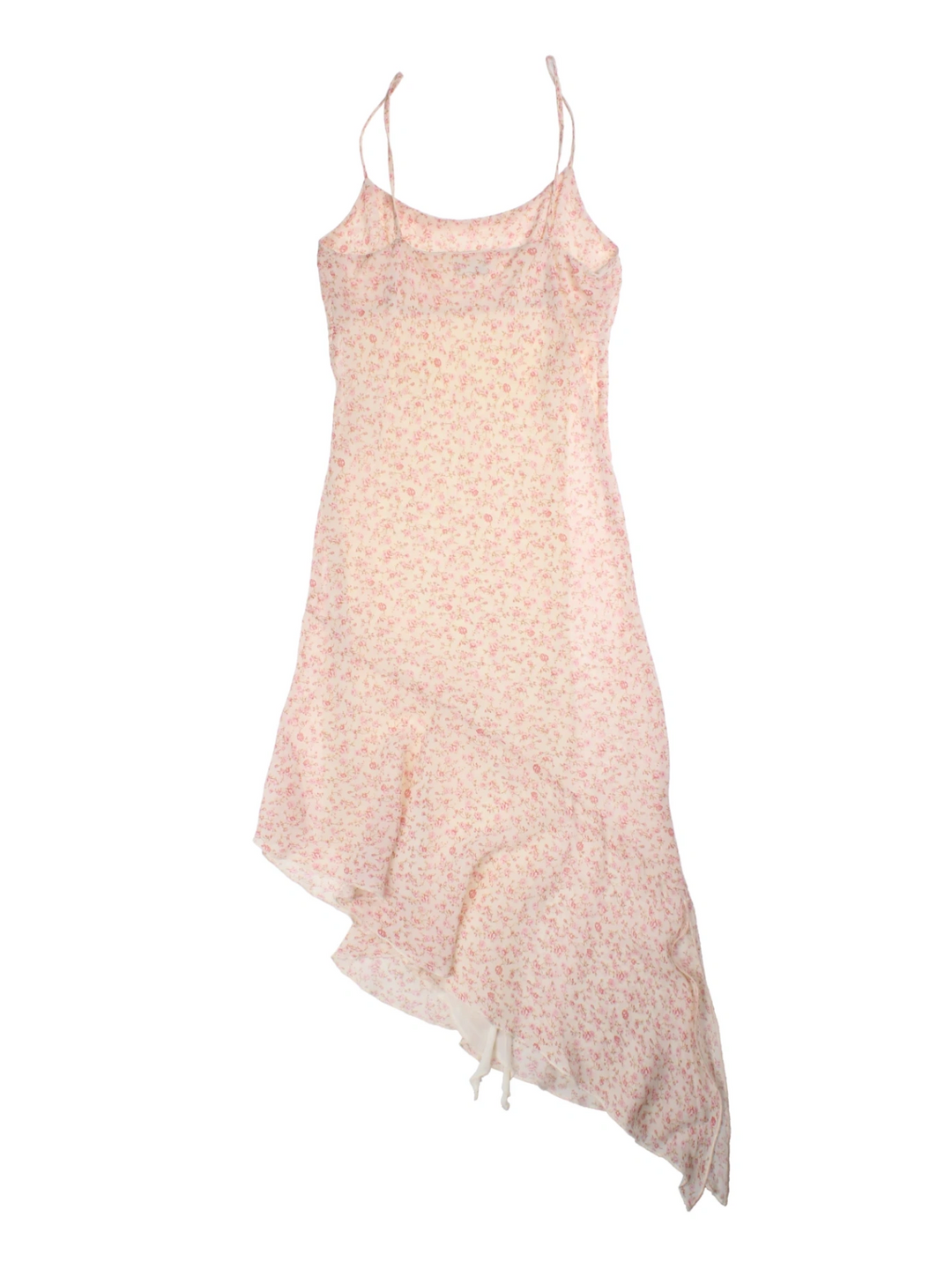 Y2K Floral Asymmetrical Dress (Size L)