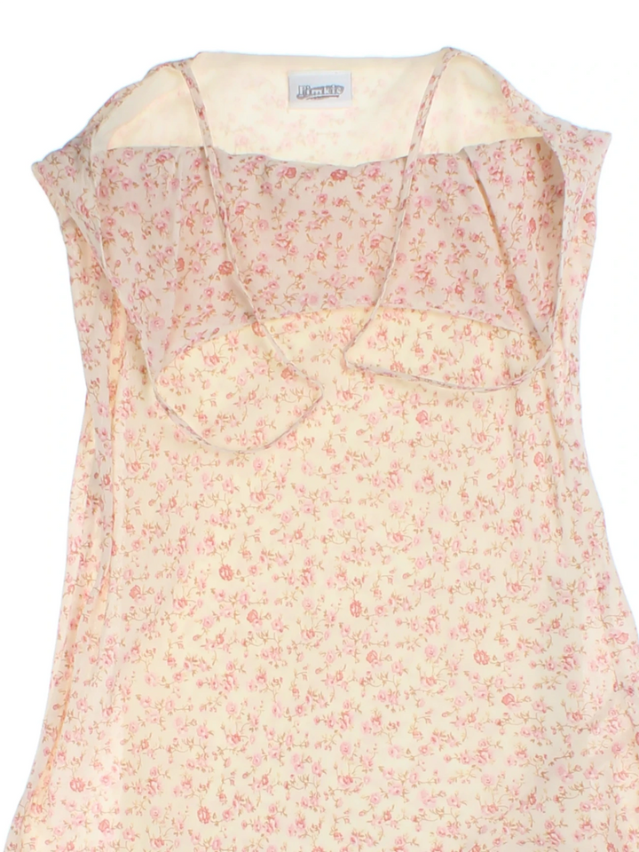 Y2K Floral Asymmetrical Dress (Size L)