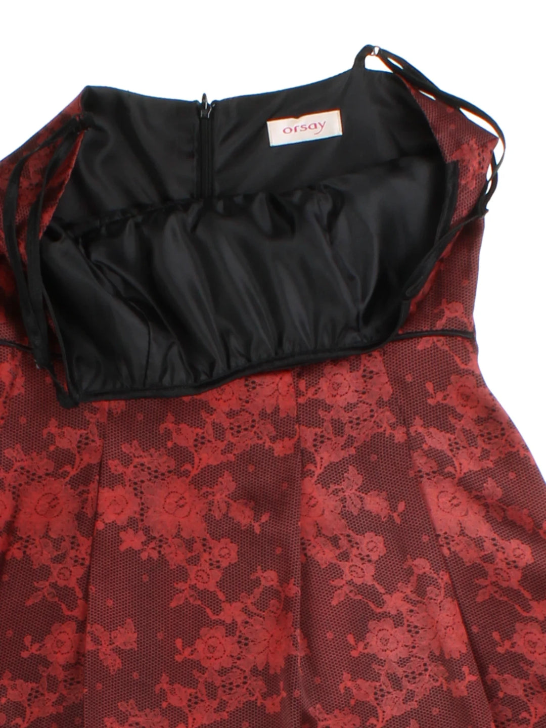 Y2K Layered Floral Mini Dress (Size L)
