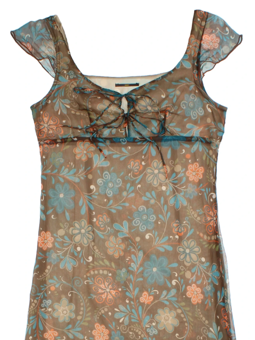 Y2K Floral Dress (Size XXS)