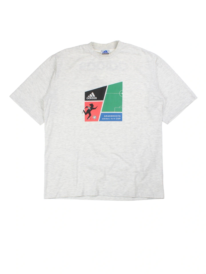 90's Adidas Predator Graphic T-Shirt (Size XL)