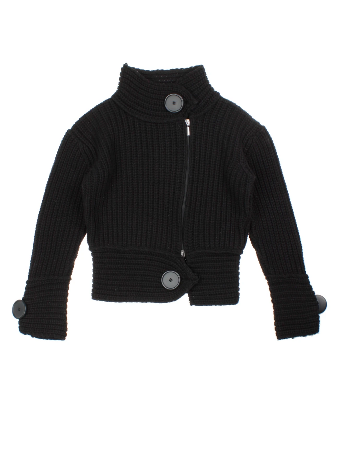 Y2K Funnel Neck Cardigan (Size XS)