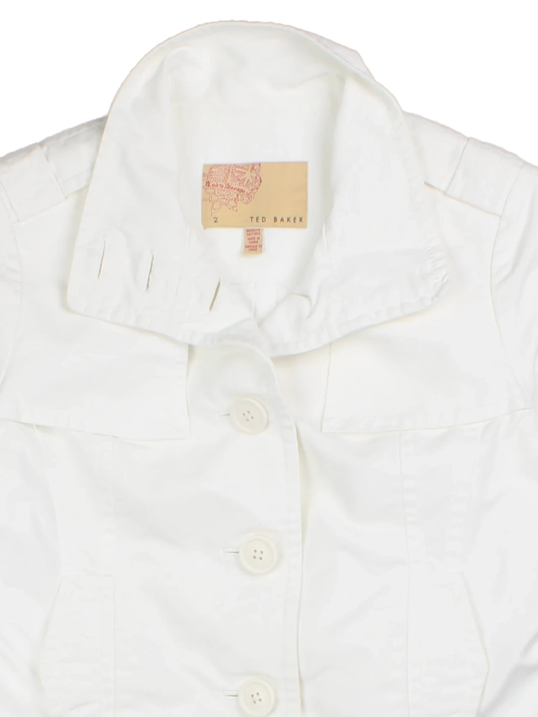 Y2K Ted Baker Funnel Neck Jacket (Size XXS)