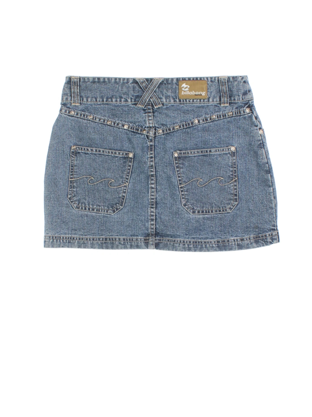 Y2K Billabong Denim Skirt (Size L)