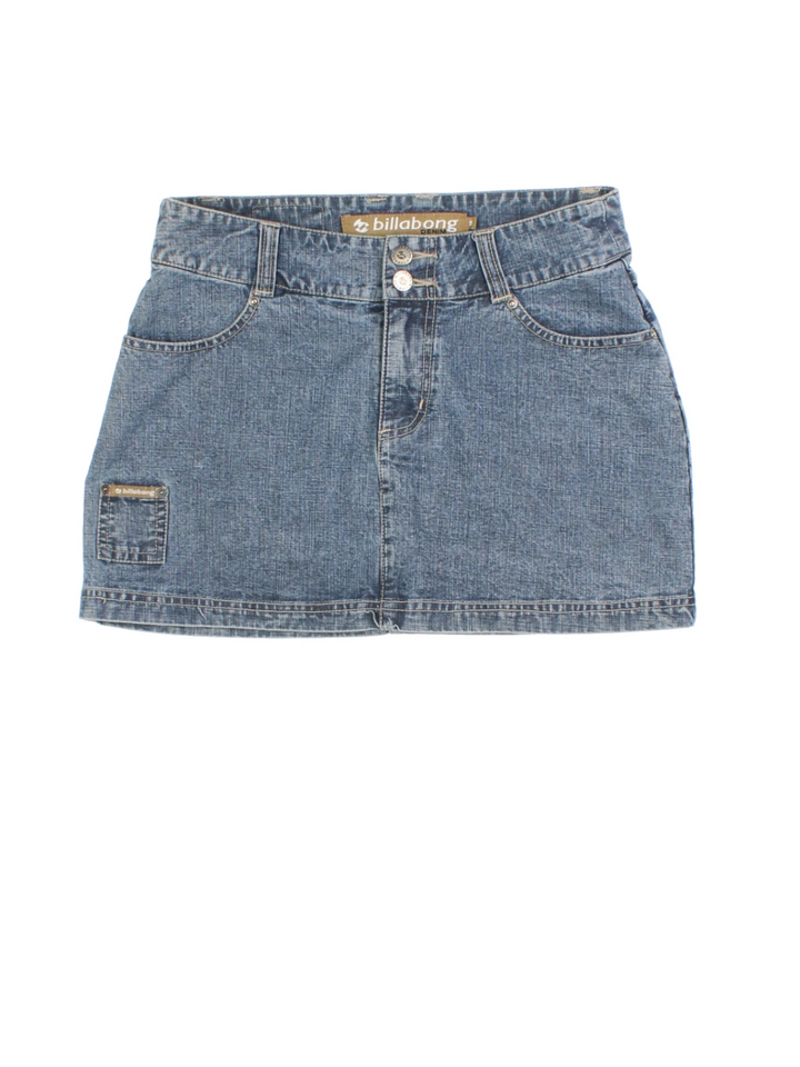 Y2K Billabong Denim Skirt (Size L)