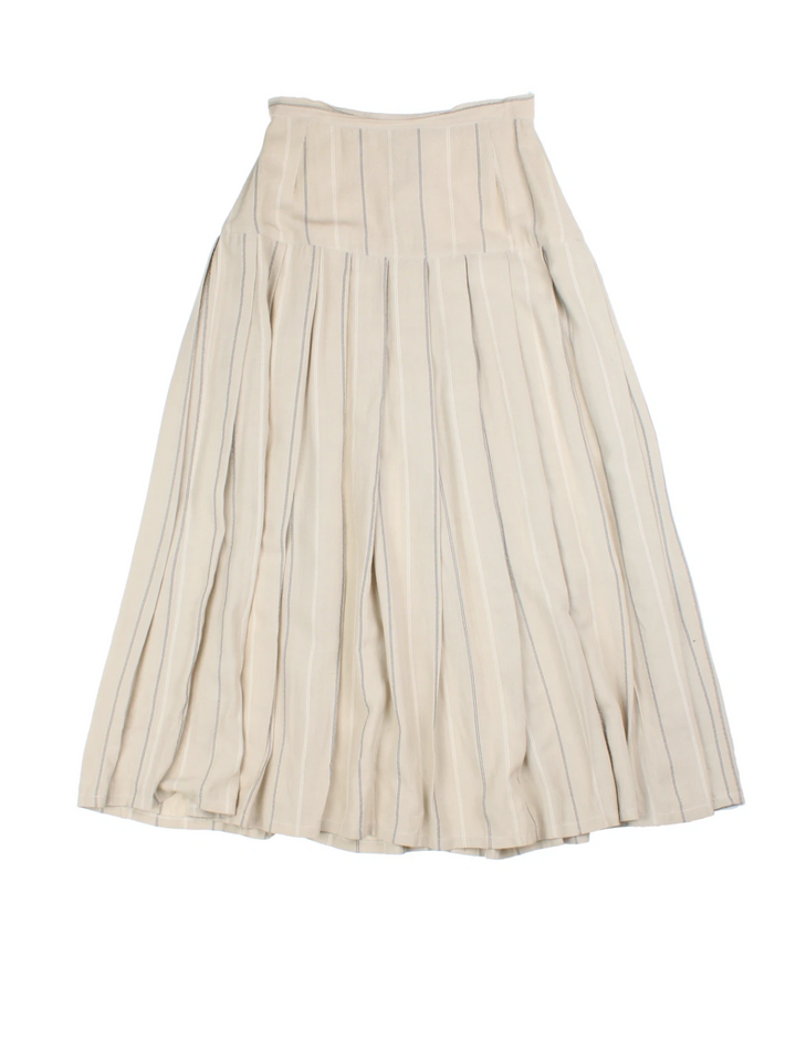 Y2K Pleated Midi Skirt (Size XS)