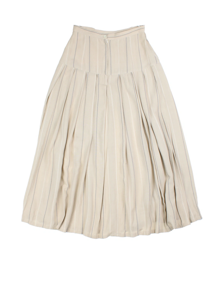 Y2K Pleated Midi Skirt (Size XS)