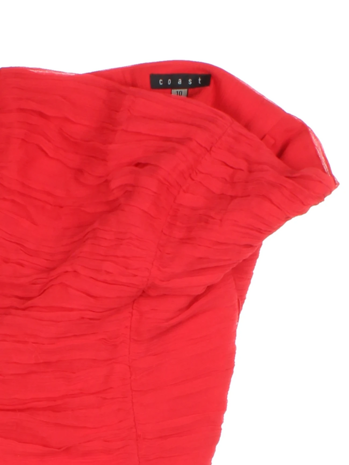 Y2K Coast Ruched Bandeau Top (Size XXS)