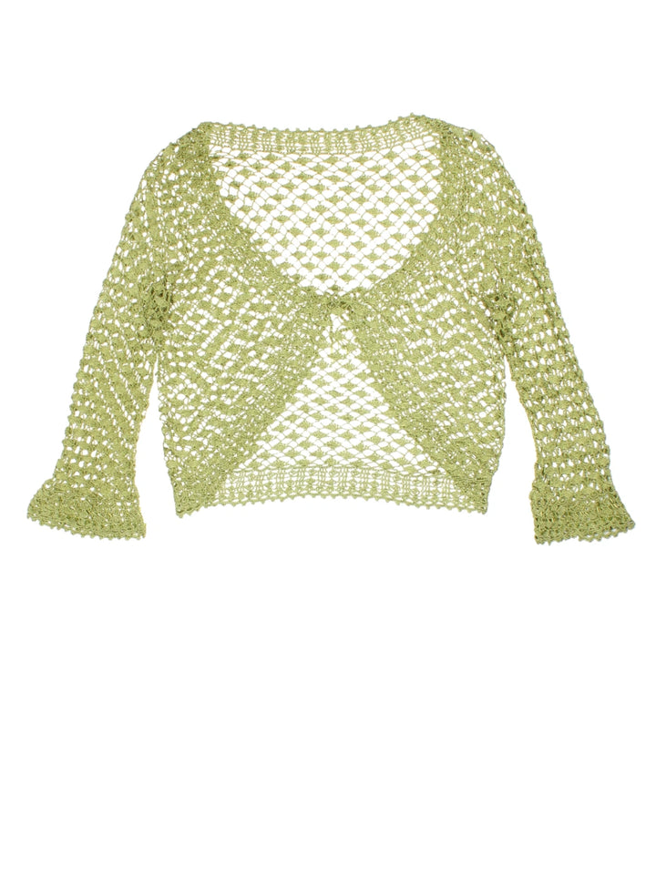 Y2K Crochet Bolero (Size XS)